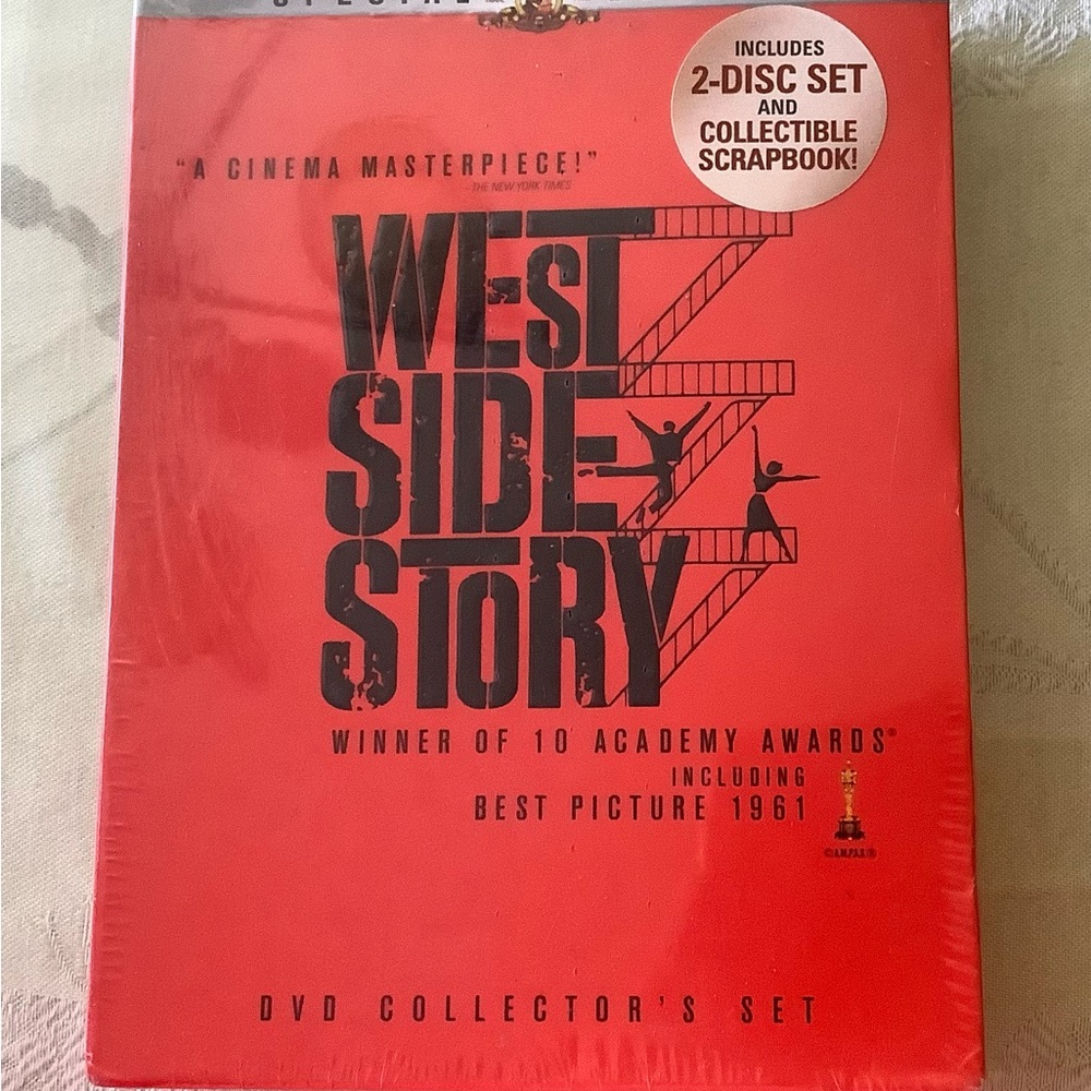 WEST SIDE STORY SPECIAL EDITION DVD 2 DISC SET with COLLECTIBLE SCRAPBOOK